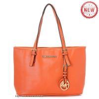 michael kors jet set saffiano reizen groot oranje bakken Tassen Kopen ubyob847